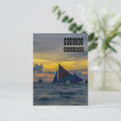 フィリピンのボラカイ島 ポストカード (スタンド正面)