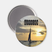 フィリピンのボラカイ マグネット (正面/裏面)