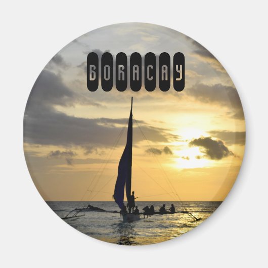 フィリピンのボラカイ マグネット (正面)