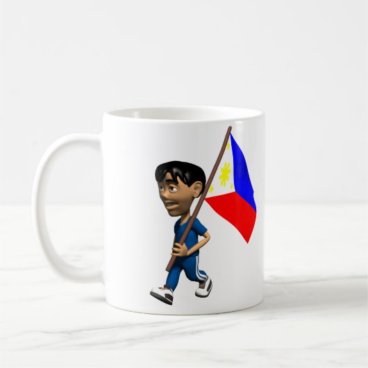 フィリピンのマグ コーヒーマグカップ (左)