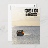 フィリピンのマニラ湾 ポストカード (正面/裏面)