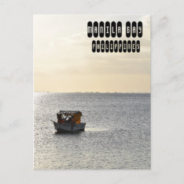 フィリピンのマニラ湾 ポストカード