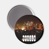 フィリピンのマニラ マグネット (正面/裏面)