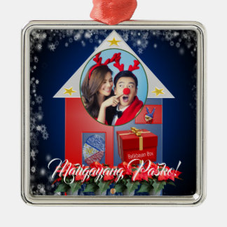 フィリピンのランタン、陳述、旗、Balikbayan箱 メタルオーナメント