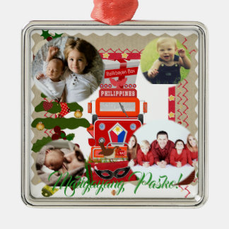 フィリピンのランタン、陳述、旗、Balikbayan箱 メタルオーナメント