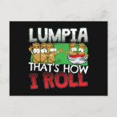 フィリピンのルンピア食の漫画 ポストカード (正面)