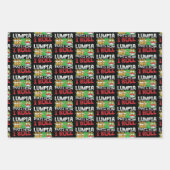 フィリピンのルンピア食の漫画 ラッピングペーパーシート (正面)