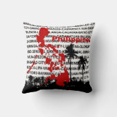 フィリピンの写実的な枕 クッション (裏面)