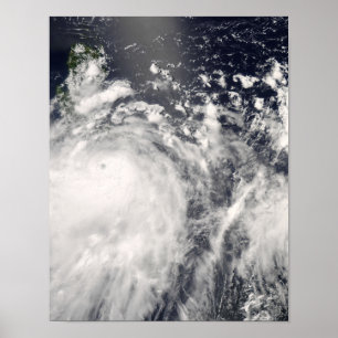 フィリピンの台風Fengshen ポスター