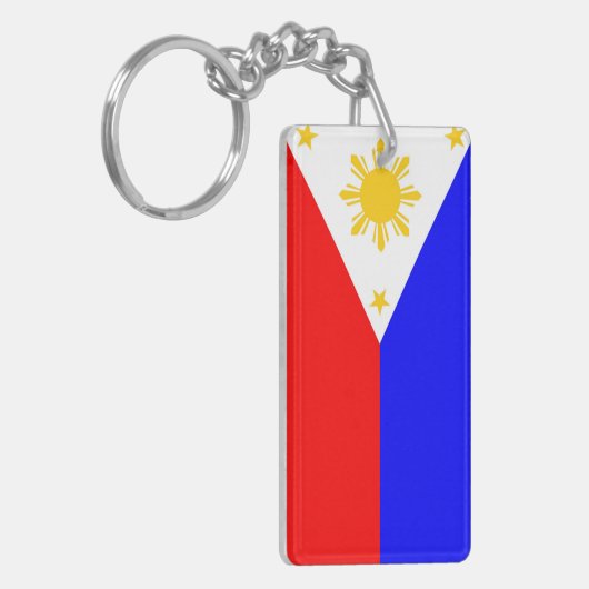フィリピンの国旗の国家の記号 キーホルダー (正面左)