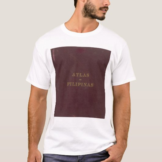 フィリピンの地図書 Tシャツ (正面)