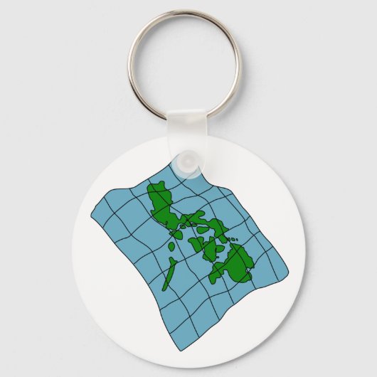 フィリピンの地図 キーホルダー (正面)