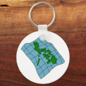 フィリピンの地図 キーホルダー (裏面)