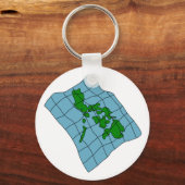 フィリピンの地図 キーホルダー (正面)