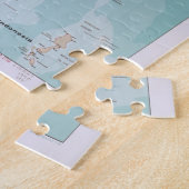 フィリピンの地図(1990年) ジグソーパズル (側面)