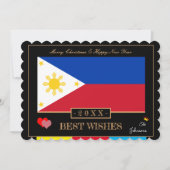 フィリピンの新年/希望に最高の旗(&H) シーズンカード (正面)
