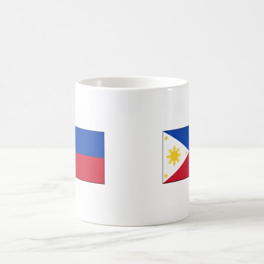 フィリピンの旗インターナショナル コーヒーマグカップ (中央)