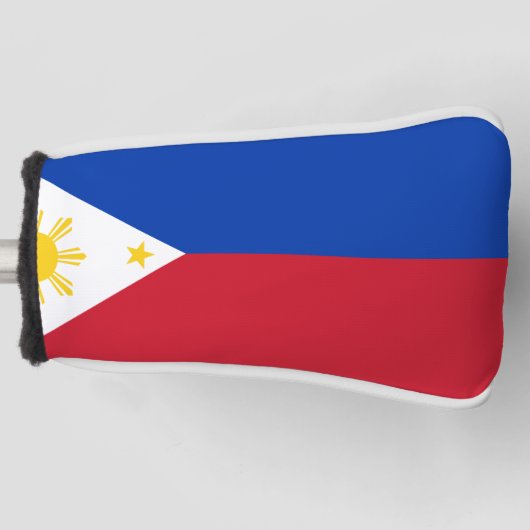 フィリピンの旗 ゴルフヘッドカバー (正面)