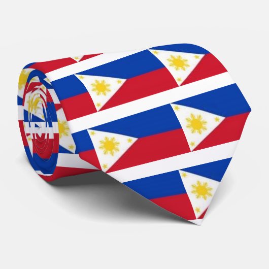 フィリピンの旗 ネクタイ (ロール)