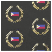 フィリピンの旗 ファブリック (クローズアップ)