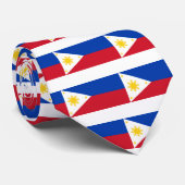 フィリピンの旗、フィリピン島の国旗 ネクタイ (ロール)