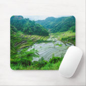 フィリピンの棚田の風景 マウスパッド (マウス)
