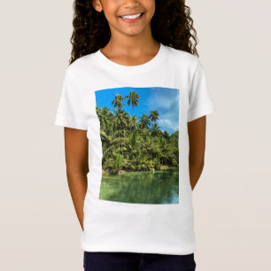 フィリピンの熱帯景観カワサン滝Cas Tシャツ