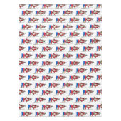 フィリピンの看板のあるサンタクロース テーブルクロス (正面)