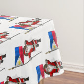 フィリピンの看板のあるサンタクロース テーブルクロス (インサイチュ)