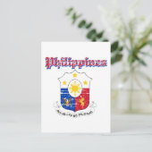 フィリピンの紋章デザイン ポストカード (スタンド正面)