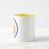 フィリピンの腕の丸の形状 マグカップ (中央)