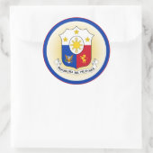 フィリピンの腕の丸の形状 ラウンドシール (バッグ)