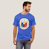 フィリピンの腕の丸の形状 Tシャツ (正面フル)