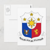 フィリピンの軍服 ポストカード (正面/裏面)