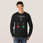 フィリピンは電話している Tシャツ (正面フル)