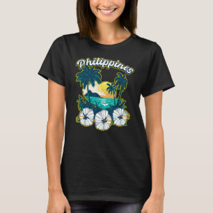 フィリピンアイフィリピノカントリーパームスサンマブ Tシャツ