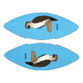 フィリピンイーグル鳥の漫画イラストレーション アメリカンフットボール (パネル)