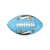 フィリピンイーグル鳥の漫画イラストレーション アメリカンフットボール (正面)