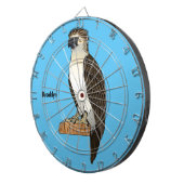 フィリピンイーグル鳥の漫画イラストレーション ダーツボード (正面右)