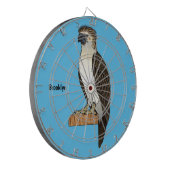 フィリピンイーグル鳥の漫画イラストレーション ダーツボード (正面左)