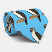 フィリピンイーグル鳥の漫画イラストレーション ネクタイ (ロール)
