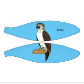 フィリピンイーグル鳥の漫画イラストレーション ミニバスケットボール (パネル)