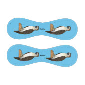 フィリピンイーグル鳥の漫画イラストレーション 野球ボール (パネル)