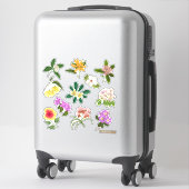 フィリピンガーデンフラワー シール (スーツケース)