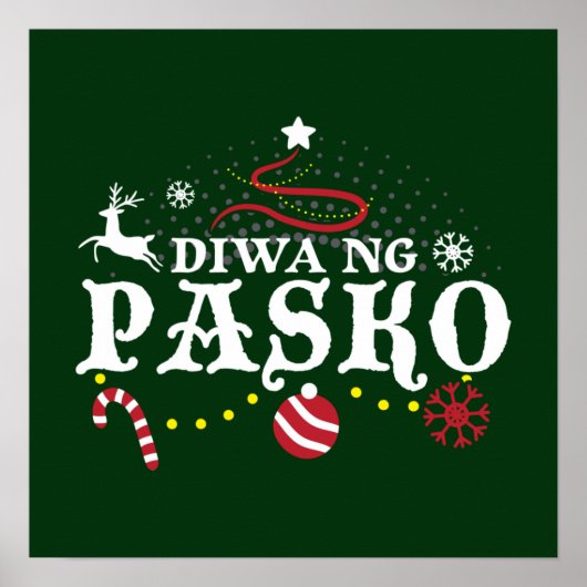 フィリピンクリスマスタガログ – Diwa ng Pasko ポスター (正面)