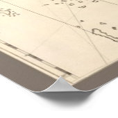 フィリピンズのアンティーク地図 ポスター (角)