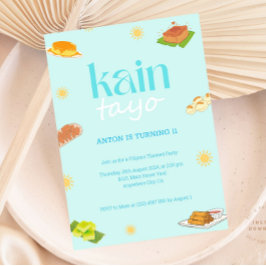 フィリピンテーマ誕生日招待状フィリピン人パーティー 招待状