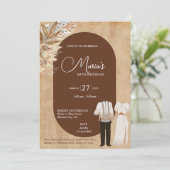 フィリピンテーマ誕生日招待状フィリピン 招待状 (スタンド正面)