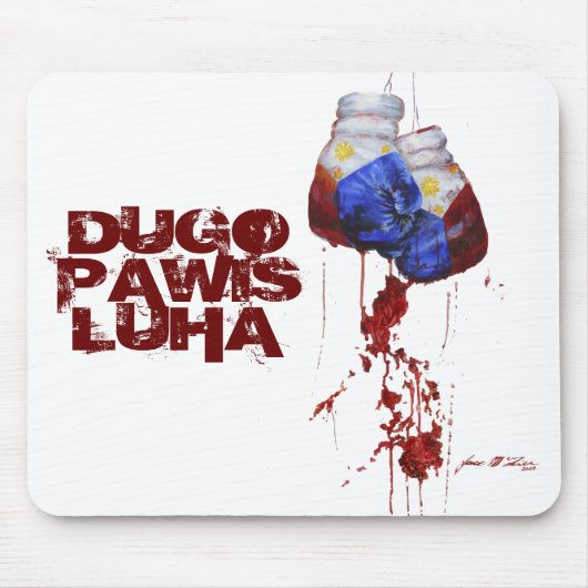 フィリピンハート マウスパッド (正面)