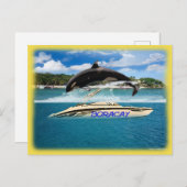 フィリピンビーチクジラ ポストカード (正面/裏面)